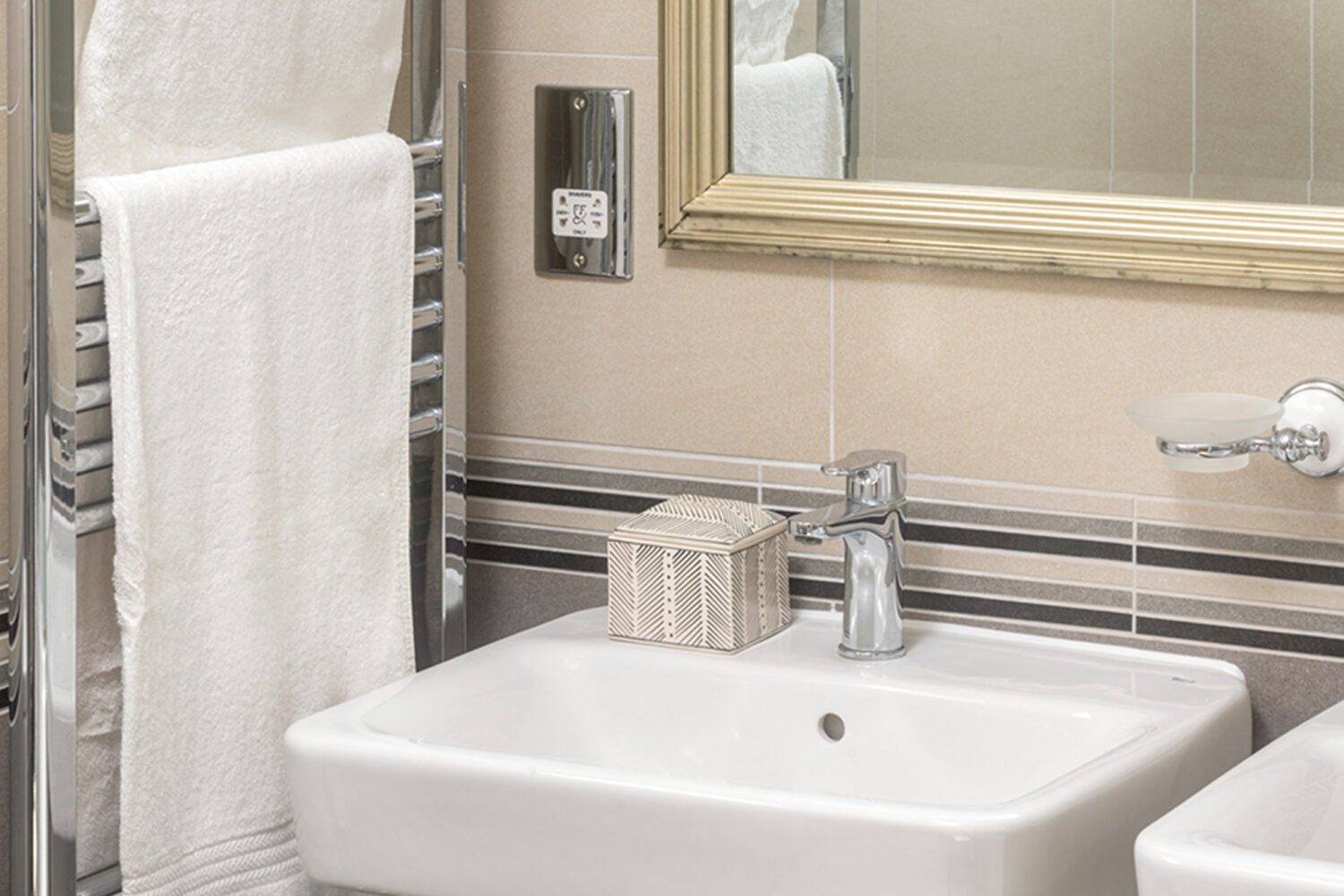 renovated sink in a beautiful bathroom