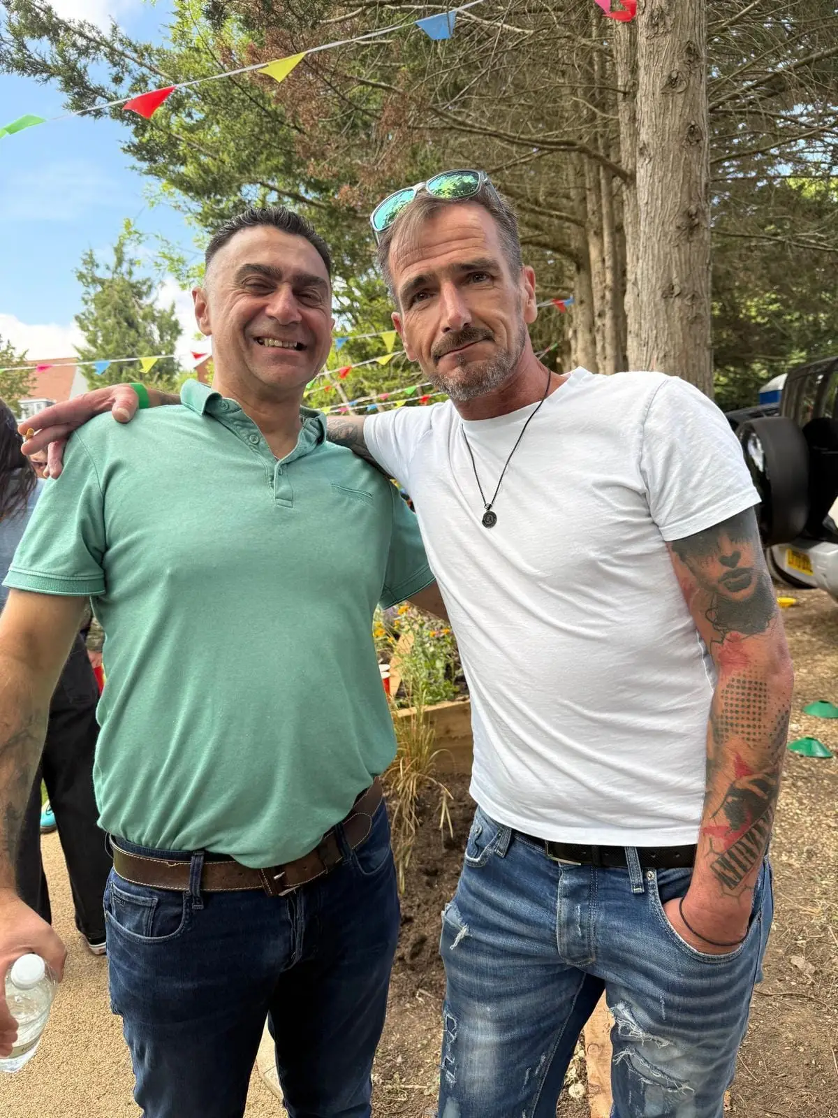 costa with ex patient alumni